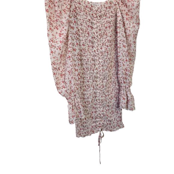 PRINCESS POLLY Allover-Smocking Long Sleeve Dress - Picture 4 of 7